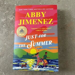 Paperback copy Just For The Summer by Abby Jimenez